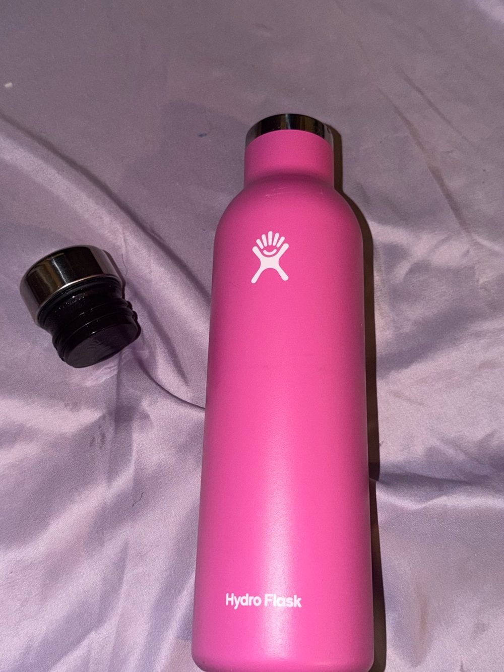 Hydro Flask Pink Stainless Water Bottle with Screw Cap